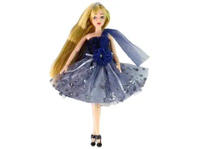 Produktbild von LEAN Toys 13900 Puppe Emily mit Hund, Handtasche und Blumen