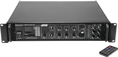 Immagine prodotto di Omnitronic 80709783 - 120 W - A/B - 0,5% - 85 dB - 80 - 16000 Hz - Klemmleistenanschluss