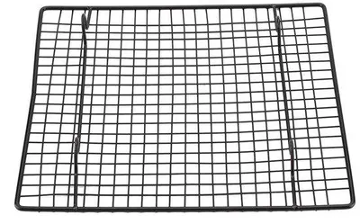 Produktbild von Hitzebeständige Backofenplatte aus Roheinstahl - Antihaftbeschichtet - gleichmäßige Abkühlung - 26 x 23 cm - vorbeugt gegen Durchschmurgung