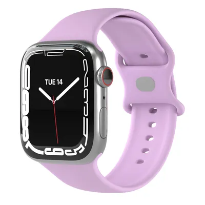 Produktbild von EAZY CASE Apple Watch Armband Silicon 38mm/40mm/41mm verstellbares Ersatzarmband, iWatch Serie, Sportarmband in Violett