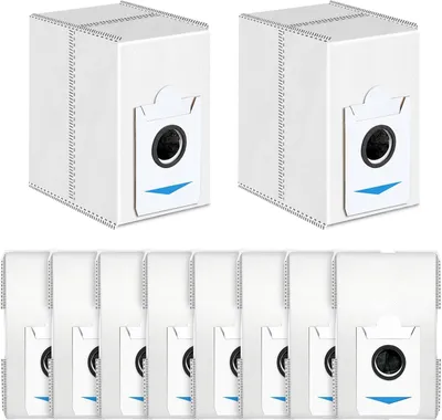 Produktbild von Staubbeutel für Ecovacs Deebot DEEBOT T30S Combo / T30S Combo Complete / X2 Combo Saugroboter,Aktivkohle Staubbeutel Zubehör,10 Stück 3L Kapazität Staubsaugerbeutel Ersatzteile