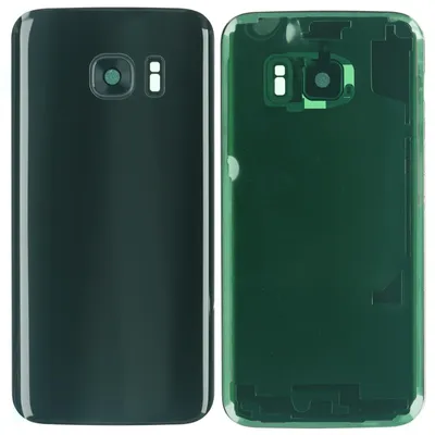 Produktbild von Samsung Galaxy S7 (SM-G930F) Backcover + Kameraglas + Kleber, Schwarz