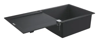 Zdjęcie produktu dla Zlewozmywak granitowy GROHE K500 500 x 1000 mm czarny 31645AP0
