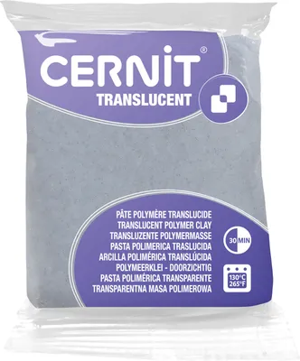 Immagine prodotto di CERNIT TRANSLUCENT 56 g argento glitterato