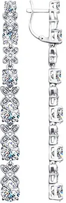 Produktbild von Sokolov Ohrhänger aus 925 Silber mit Zirkonia, Sterlingsilber Ohrringe für Damen