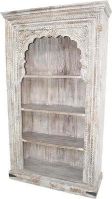 Image de Étagère Orientale Vintage Bibliothèque Antique Massif Motif 05