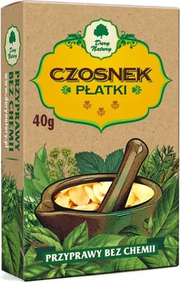 Produktbild von Knoblauchflocken 40g DARY NATURY