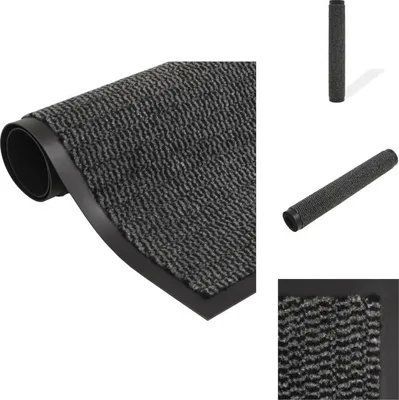 Obrázok produktu pre vidaXL Rohožka na zachytávanie nečistôt obdĺžniková všívaná 120x180 cm antracitová - Rohožky