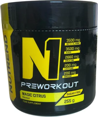 Productafbeelding van Nutrend N1 Pre-workout 255g - Magic Citrus
