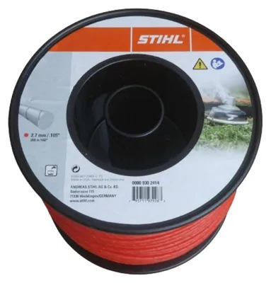 Produktbild von Stihl 00009302414, Rasentrimmer-Linie, 208 m, 1 Stück(e), 2,7 mm