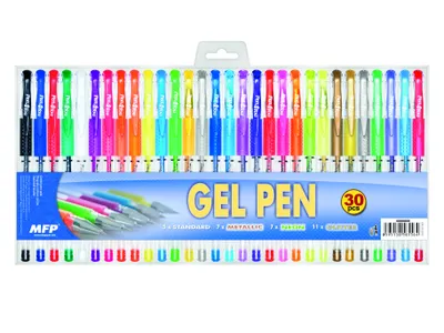 Produktbild von Gelové pero set 30ks GX1038-30 mix