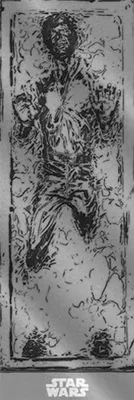 Produktbild von Star Wars - Carbonite-Türposter, "Han Solo" CD1255 (Einheitsgröße) (Bunt)
