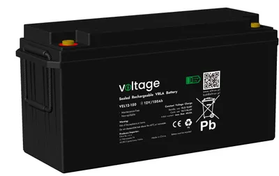 Zdjęcie produktu dla Akumulator AGM, napięcie 12 V, pojemność 150 Ah, model VEL12-150, żywotność 15 lat