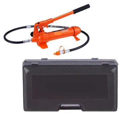 Immagine prodotto di Cric idraulico a cilindro da 4 tonnellate, set completo con custodia, ideale per auto e officina