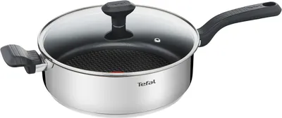 Produktbild von Tefal G72633, Schwarz, Edelstahl, Edelstahl, Schwarz, 175 °C, Thermo-Punkt, Ergonomisch