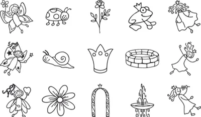 Image de 6XHeyda 204888487 StempelSet Prinzessi