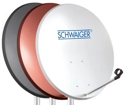 Productafbeelding van Schwaiger SPI550, 35,2 dBi, Rood, Aluminium, Kunststof, Staal, 55 cm, 550 mm, 620 mm