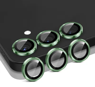 Produktbild von Kamera Linsenschutz Glas Set für Samsung Galaxy S25+ Schutzglas Camera Linse Schutz Panzerfolie 9H Pastell Grün