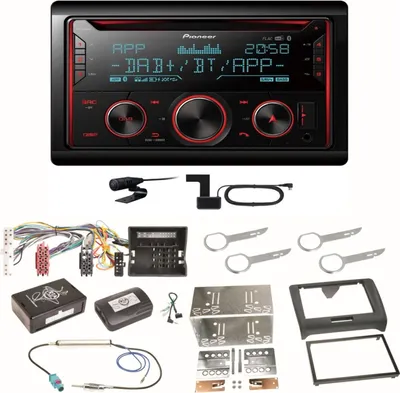 Produktbild von Pioneer FH-S820DAB Digitalradio USB MP3 FLAC Bluetooth Einbauset für Audi TT 8J