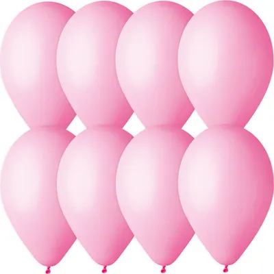 Produktbild von 8 Luftballons rosa / pink,  23-25 cm / 10 inch