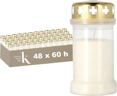Imagen del producto de Lámpara conmemorativa tridimensional, juego de 12 unidades, color blanco, duración de 60 horas, para uso en exteriores