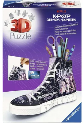 Obrázok produktu pre 108 dielov 3D puzzle Ravensburger Sneaker K-Pop Demon Hunters 12002615