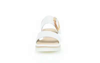 Produktbild von Gabor Damen Komfort Sandalen Keil F-Weite 44.645 Weiß