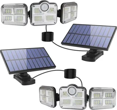Zdjęcie produktu dla Czujnik ruchu LED - Oświetlenie zewnętrzne IP65 wodoodporne - Oświetlenie 270° . . . 5m Oświetlenie zewnętrzne