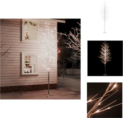 Immagine prodotto di vidaXL LED betulla bianco caldo 672 LED 400 cm - Alberi di Natale