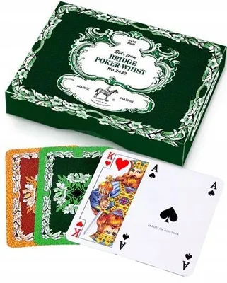 Produktbild von Piatnik Poker Bridge Spielkarten 2 Decks