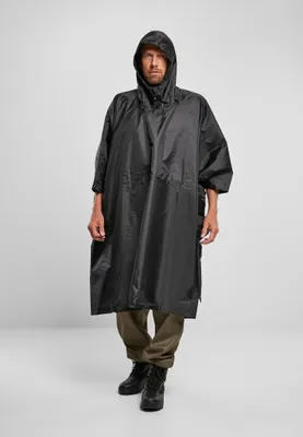 Produktbild von Brandit BD3169 | Ripstop Poncho One Size - Farbe: Black - Größe: One Size