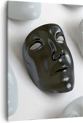 Produktbild von Bild auf Leinwand - Leinwandbild - Einteilig - Venedig Maske Schauspieler Theater - 50x70cm - Wand Bild - Wandbilder - Leinwanddruck - Wanddekoration - Leinwand bilder - Wandbild - PA50x70-2208