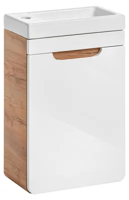 Obrázek produktu pro Designové umyvadlo Umyvadlo Koupelnová toaletní skříňka Vysoký lesk 40 cm Koupelnové umyvadlo