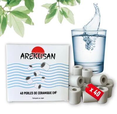 Keramikkugeln 40 Stück, EM, natürliche Wasserfiltration, Kalkfilter