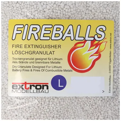 Produktbild von Extron Electronics Feuerlöschgranulat für Lithium Akkus, 5 Liter, Blähglas, 345x145mm, löscht Metallbrände ohne Wasserschaden, MPA Dresden getestet
