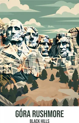 Obrázok produktu pre Plagát Mount Rushmore 70 x 100 cm