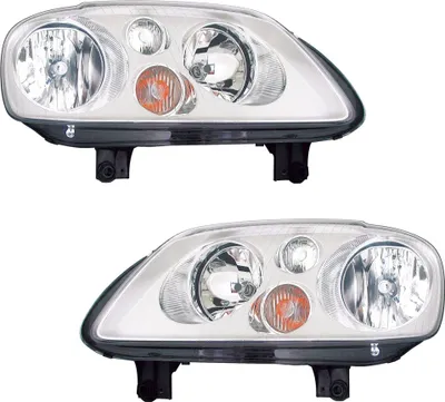 Produktbild von TYC Scheinwerfer Set für VW Caddy Touran -5/2008 Chrom Halogen H7 H7 LWR Motor