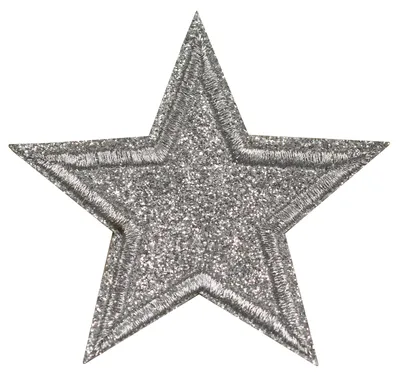 3 Stern-Aufbügler silber
