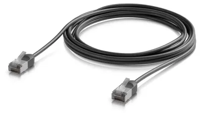 Image de Ubiquiti UACC-Cable-Patch-Outdoor-C6A-3M-BK, 3 m, Cat6a, F/UTP (FTP), RJ-45, RJ-45, noir