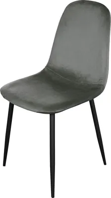 Produktbild von Savannah Samt Stuhl mit schrägen Beinen, 43x86x54 cm, Sitzhöhe 48 cm, bis 120 kg