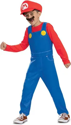 Produktbild von Kostüm - Super Mario für Kinder - 99 - 123 cm - Größe 99-123cm