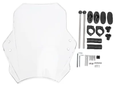 Image de Pare-brise transparent et réglable pour motos, déflecteur, pare-brise de rechange pour Suzuki