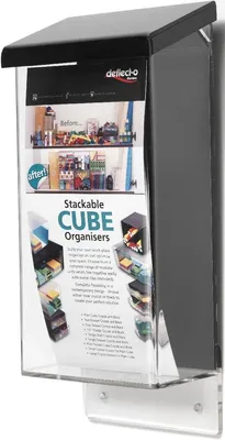 Produktbild von Prospektbox für den Außenbereich DINlang Kunstoff UV-beständig Packung mit 24 Stück