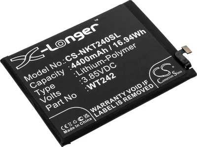 Image de TECHTEK Batterie compatible avec [Nokia] Nokia 2.4, TA-1270, TA-1274, TA-1275, TA-1277 remplace WT242