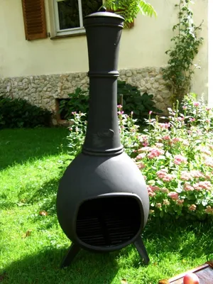 Produktbild von Terrassenofen aus Eisen, Terrassen Ofen angenehme Wärmestrahlung, Etera 110 cm
