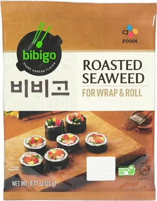 Produktbild von Bibigo Geröstete Algen für Kimbap Sushi 22g