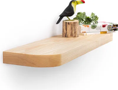 Produktbild von Wandregal Holz Esche 30 cm MARI Hell