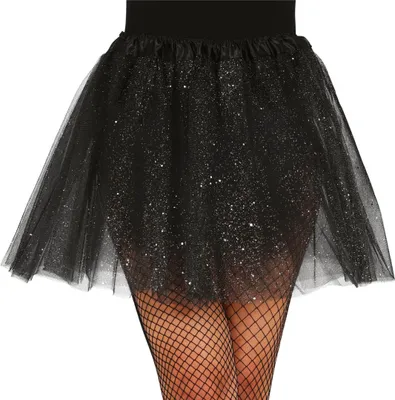 Produktbild von Karneval Tutu Blau Glitzer Tanz Kostüm Festliches Outfit Stilvolle Röcke Eleganz Funkelnd Traumhafte Party Accessoire Glanzvoll Fantasie, Farbe: Schwarz