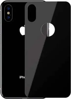 Zdjęcie produktu dla Baseus szko ochronne na ty do iPhone Xs 0,3 mm, czarne