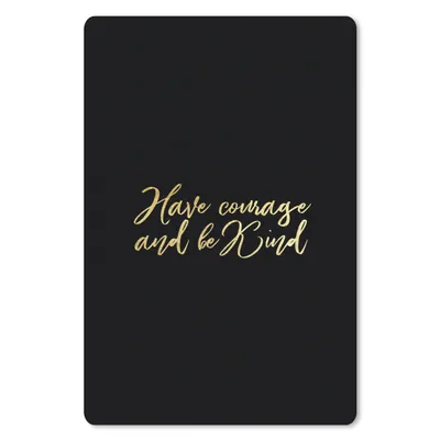 Produktbild von MuchoWow® Mauspad Mousepad Zitate - Selbstvertrauen - Gold - Schwarz 40x60 cm - Mousepads - Maus Mat - Pad - Mausunterlage - Schreibtisch Accesoire